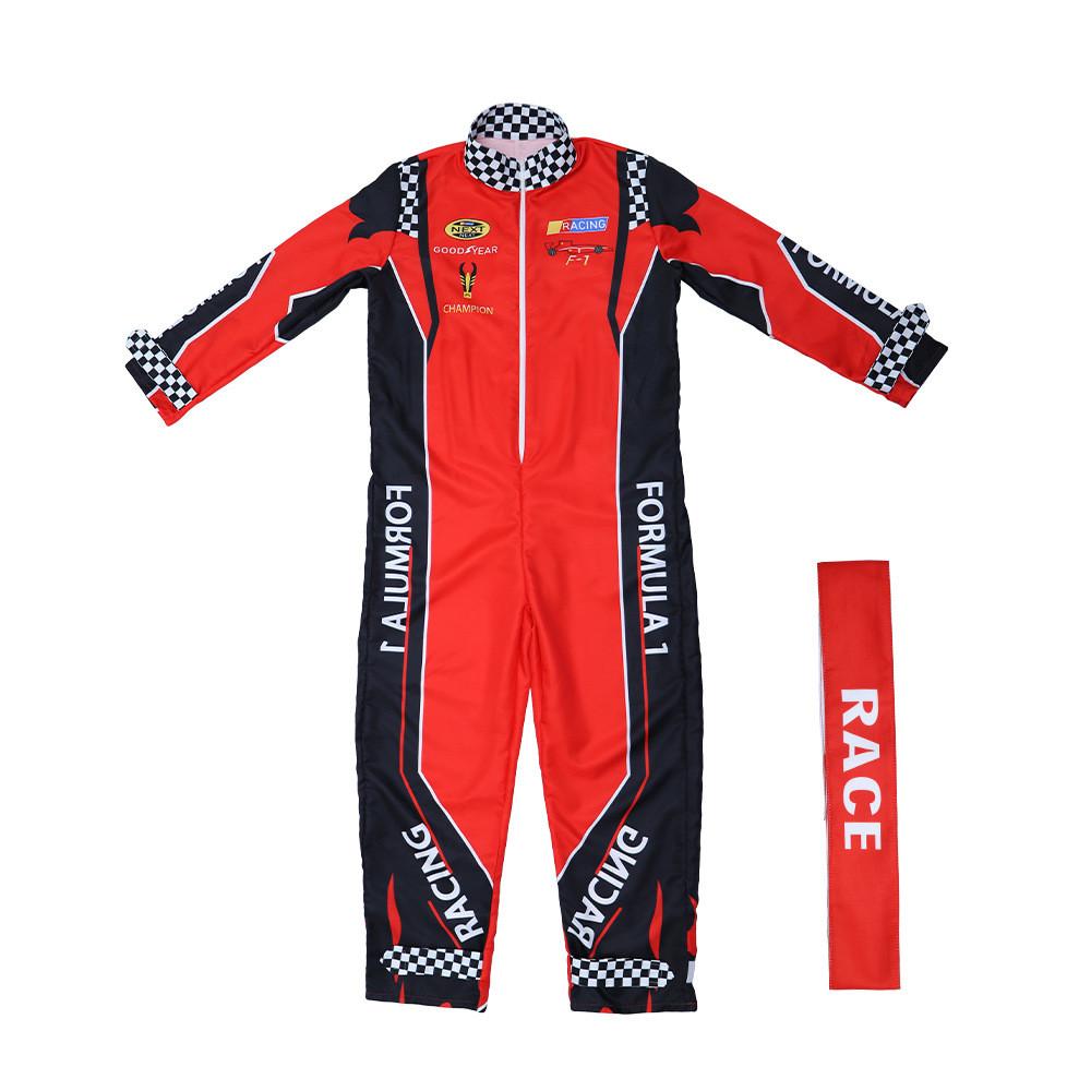 Cosplay Racing Driver Children Character Costumes Riding Motorcycle Rider Outfit
