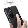 Étui à rabat en cuir pour Huawei P40, Design avec fenêtre Smart View, Installation facile, Protection complète, Coque arrière antichoc P40, Noir