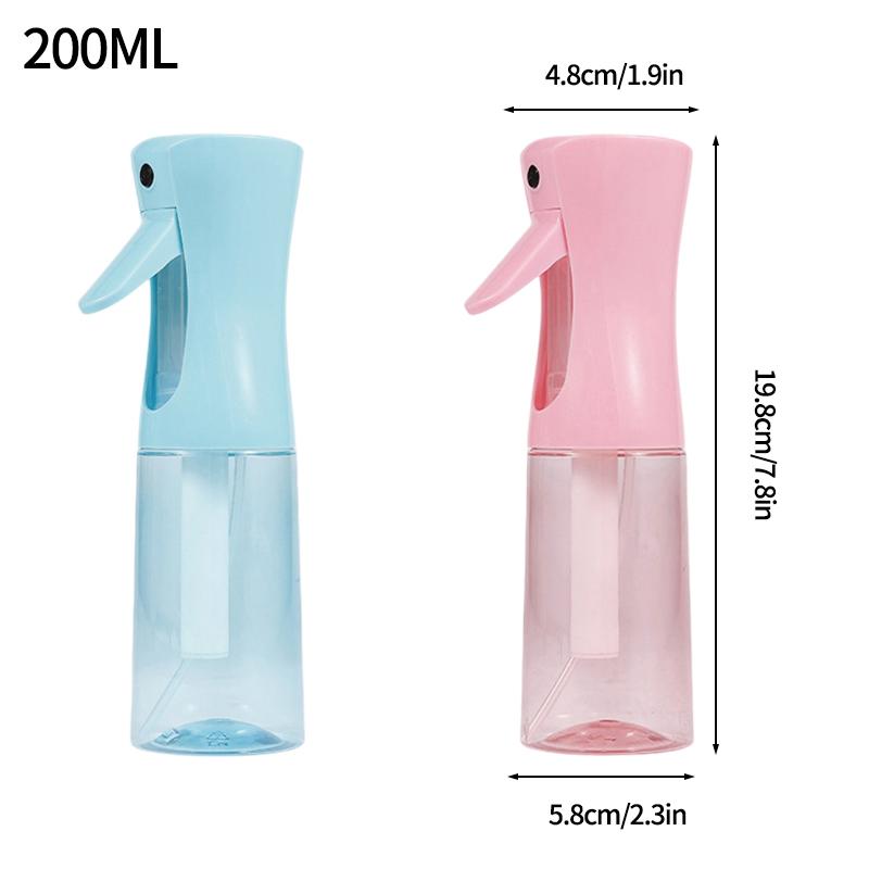 High Pressure Oil Sprayer Bottles Hairdressing Spray Bottle Plant Water Refillable Continuous Mist Sprayer Plastic Containers