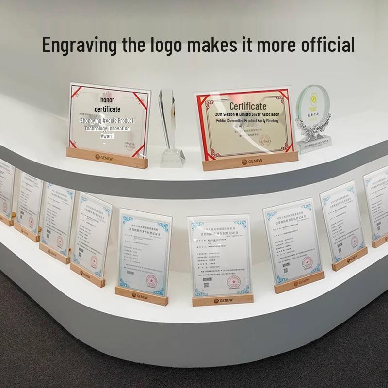 A4 Wooden Certificate and Award Display Frame