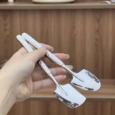 Stainless Steel Watermelon Spoon Ice Crack Shovel Spoon Coffee Spoon Dessert Spoon Cake Spoon Ice Cream Spoon Soup Spoon
