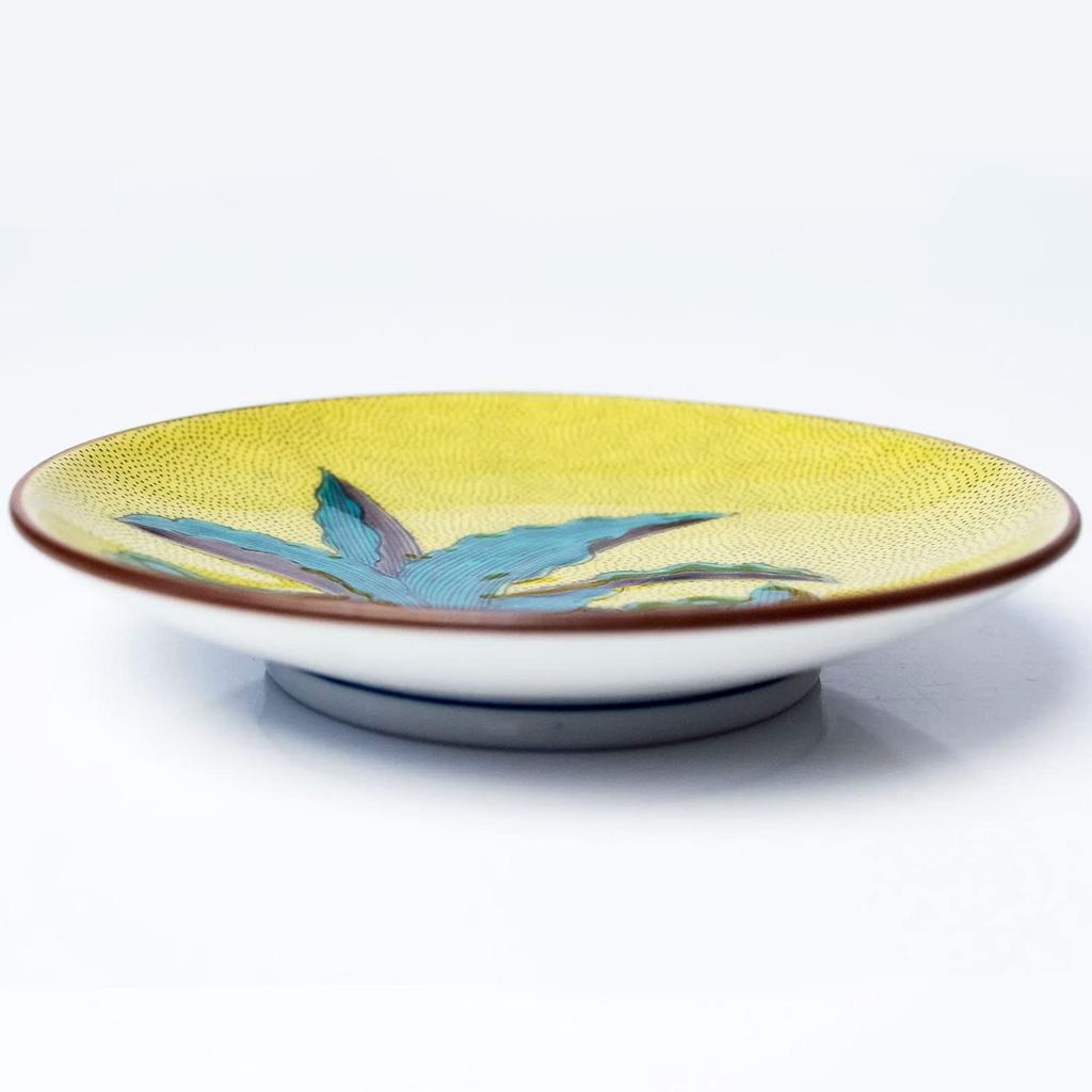 Waza no Kura Stylish Kutani ware small Yoshidaya ceramic serving branded Japanese - plates, masterpieces, plates, Man'nen'o plates, plates, tableware.