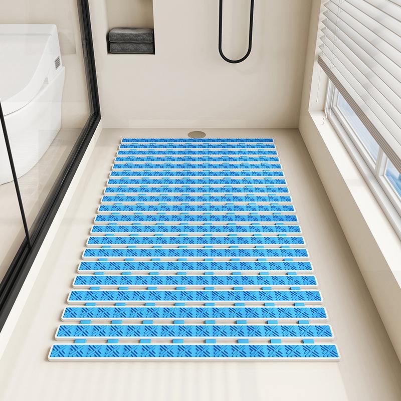 

BEPAN Bathroom Non Slip Mat Household Floor Mat Shower Room Anti Fall Bathroom Special Suction Cup Bath Mat Household Goods 69x40cm синій