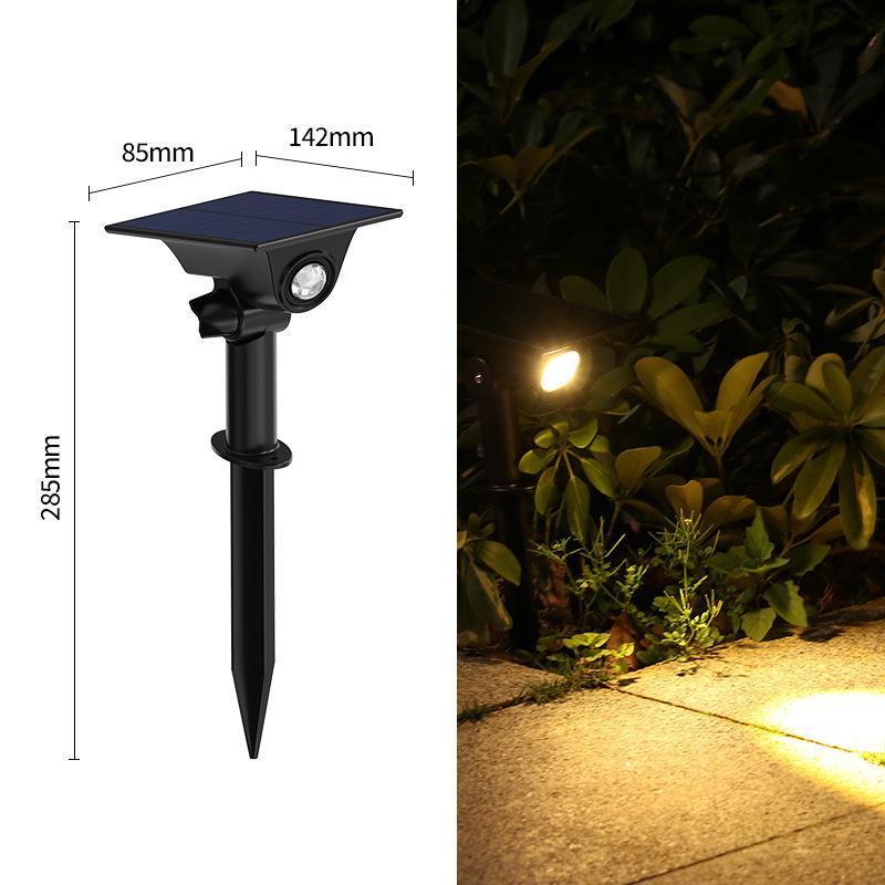 Super Bright Waterproof Solar Garden Spotlight: Dual-Purpose Landscape Lawn Light for Outdoor Villas