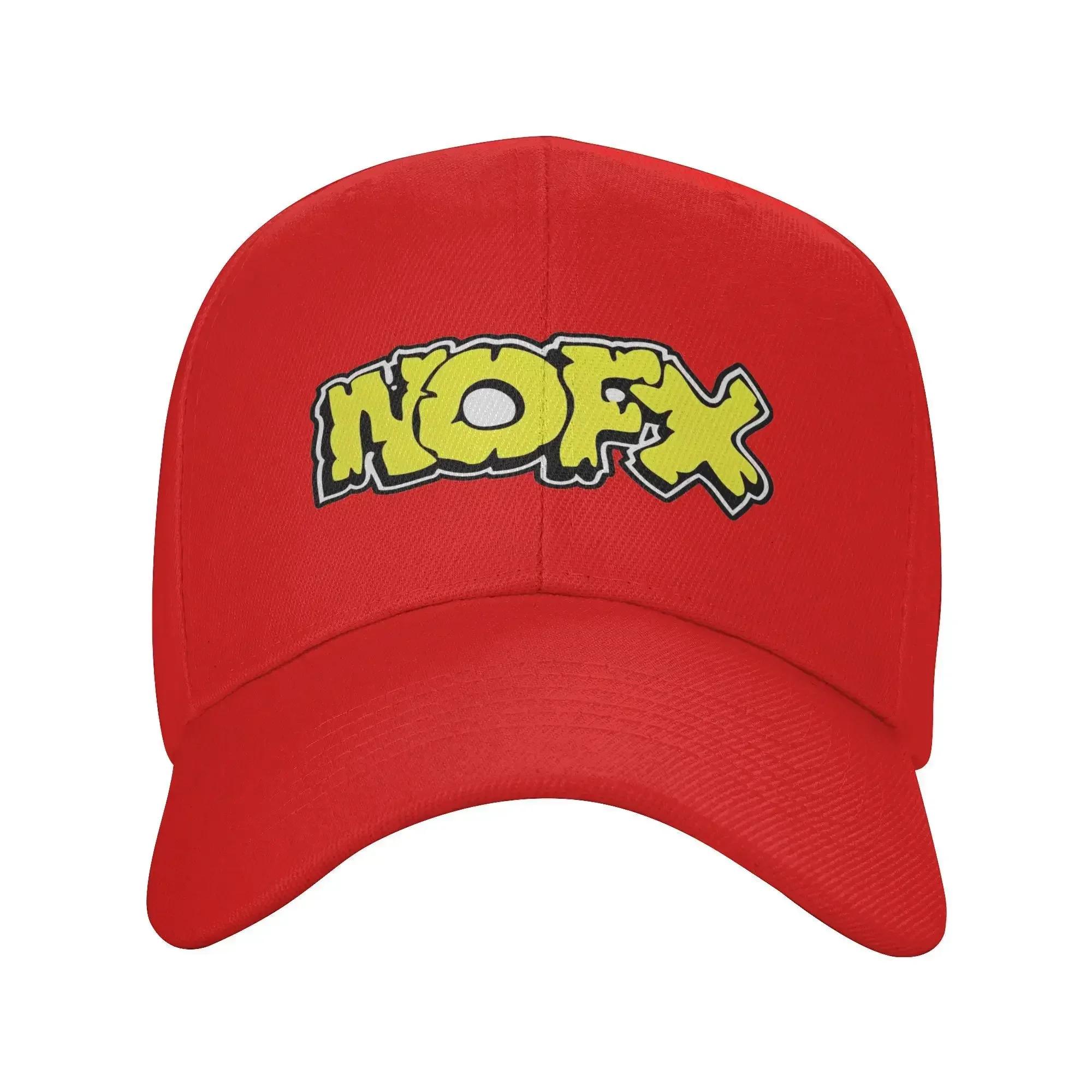 NOFX Punk band logo Hat Unisex Leisure Wear  Golf Cap Adjustable Adjustable