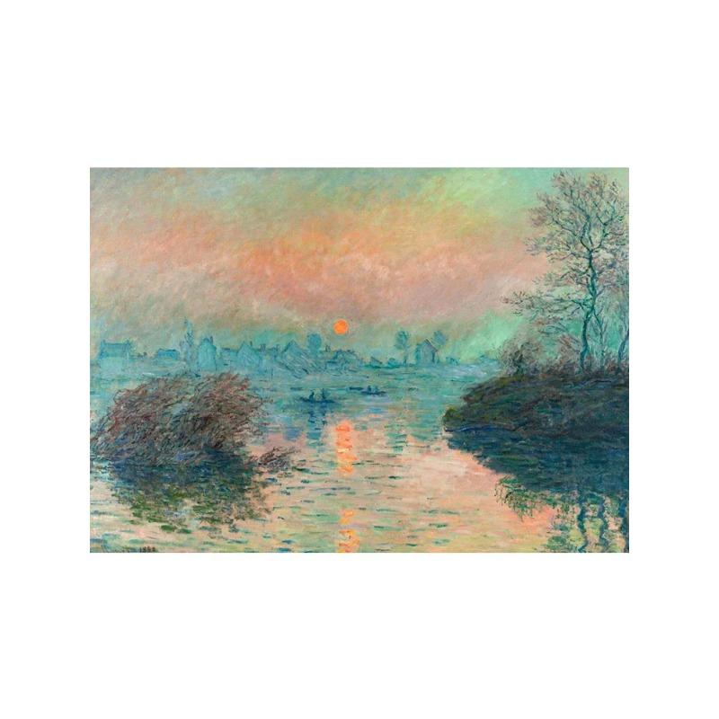 Claude Monet Exhibition Art Posters Canvas Oil Painting Garden Boat Lake Landscape Nature Landscape Wall Art Room Home Decor