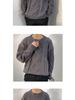 Men's Casual Loose Fit Cable Knit Sweater - Black Autumn/Winter