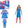 Adorável Fantasia Licenciada de Chucky de Brinquedo para Criança para Halloween Fantasia Infantil