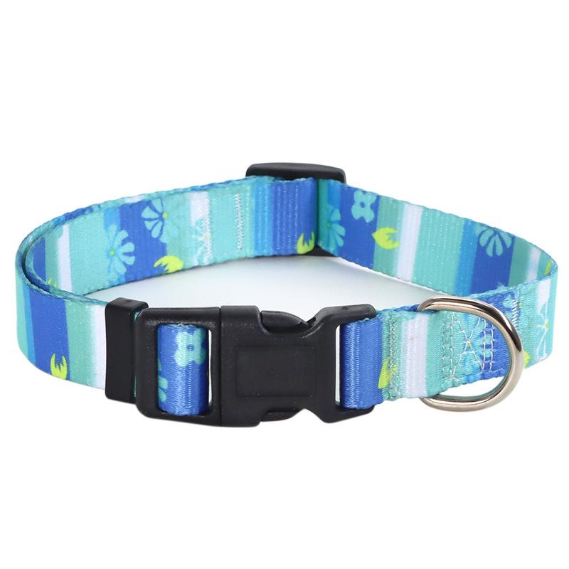 

Dog Collar Pet Leash Pet Collar for Small Medium Large Dog Walking Collars Bohemia Puppy Cat Collar Pet Supplies Pitbull Pug (Blue,XS（old）) синий