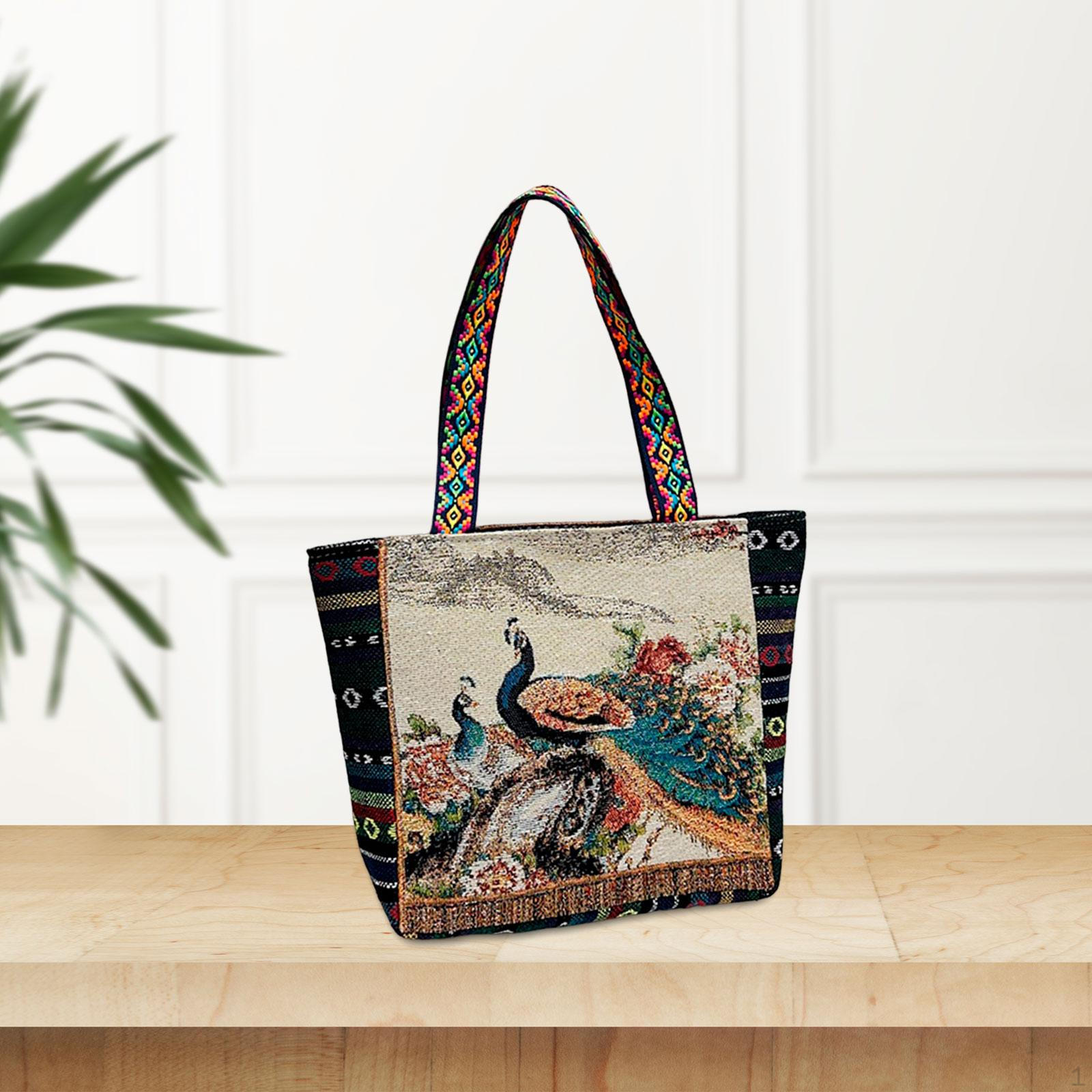 Женская холщовая сумка на плечо — фото 15