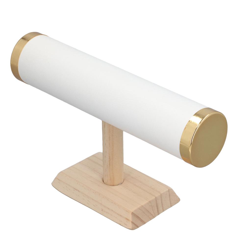 T Bar Bracelet Holder Display Organizer Golden Rimming for Watch Necklace Hair Scrunchy Hoop