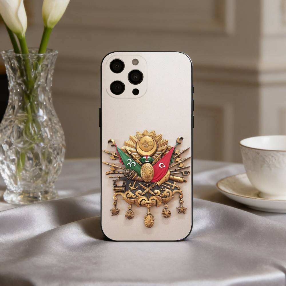 

Эмблема Герб Османской Империи Чехол Для Телефона Для iPhone 17pro,16,15,14,13,12,11 Plus,Pro Max,XS,Мягкий Силиконовый Черный Чехол iPhone15promax