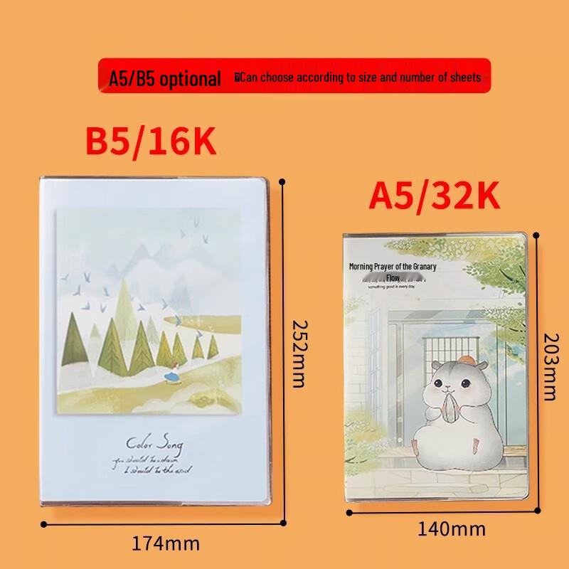 Cihu Strong Forest, B5, толстая мягкая обложка, блокноты, 4 шт.