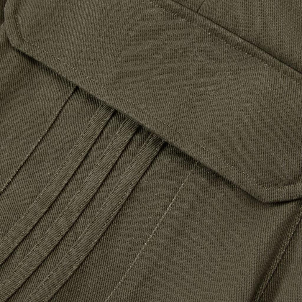 Adidas Originals Loose Fit Solid Color Sports Lace-Up Cargo Pants Men Pants Rock-Olive JG3957