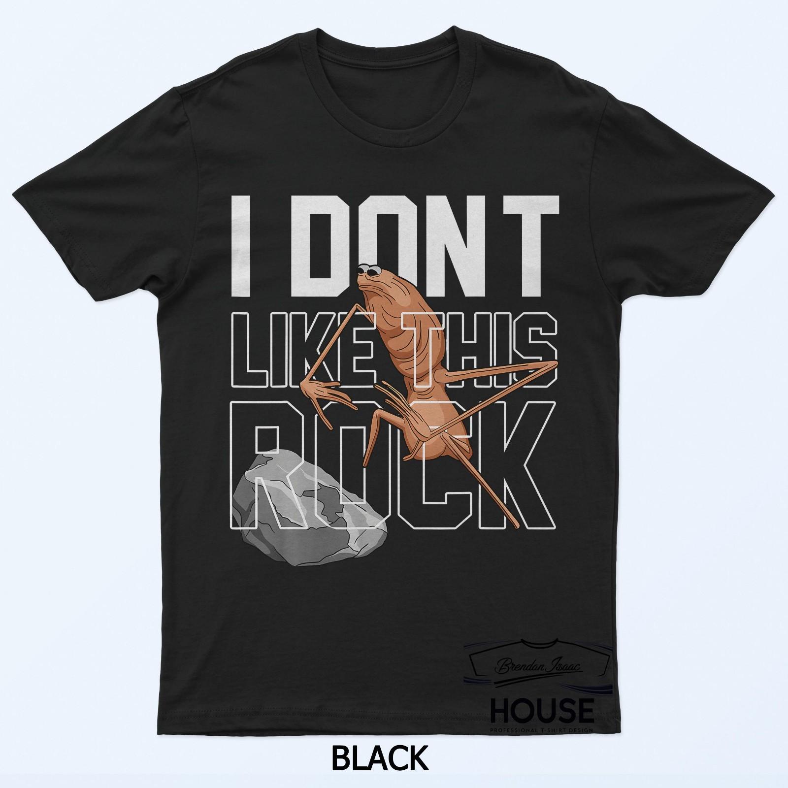Marcus The Worm I Don T Like This Rock Funny Meme Brain Rot T-Shirt S
