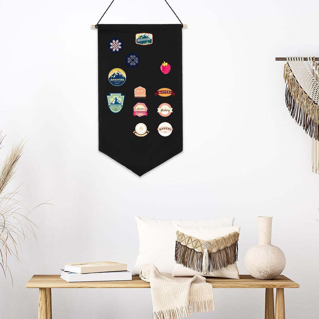 1PCS Storage Hanging Brooch Display Hanging Storage Display Clothes Hanging Wall Pennant Brooch Board Badge Badge Box Pin