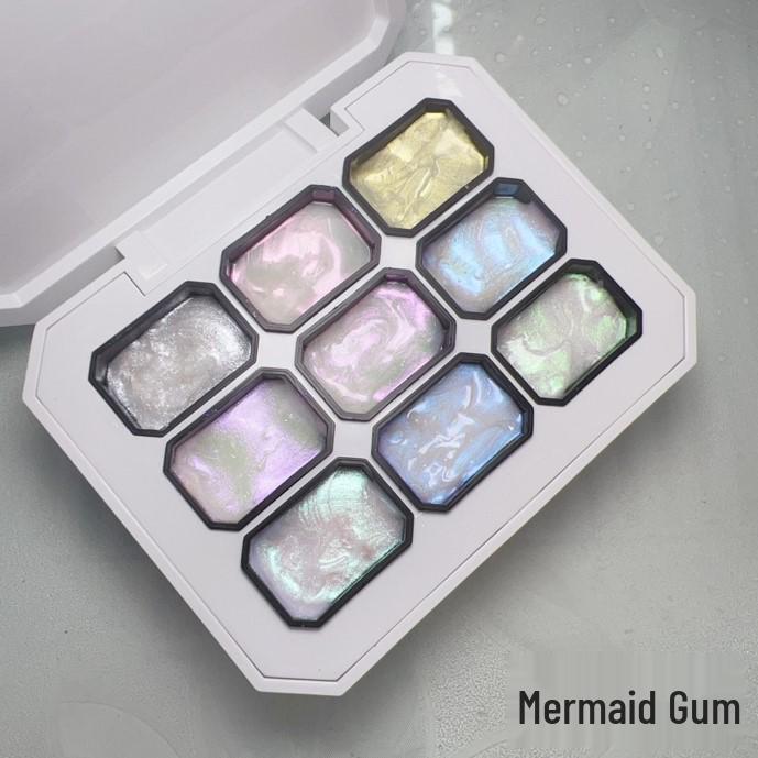 9-цветные гелевые накладные ногти с глиттерным градиентом - Высокая насыщенность, без липкого слоя, различные стили