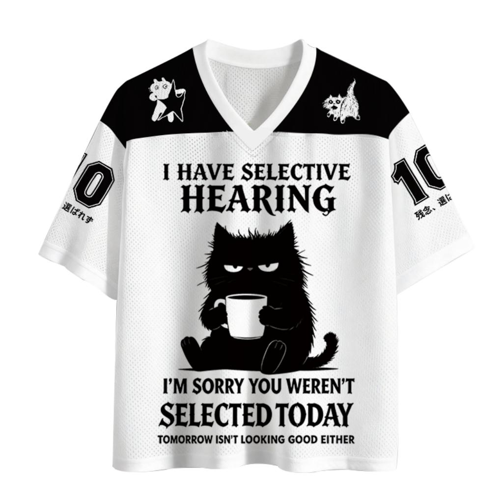 Weird irritable black cat3D Print Sport Quickdry Breatha Men V-neck Tshirt Outdoor Street Casual Fashion Y2K Parent-child Cloth