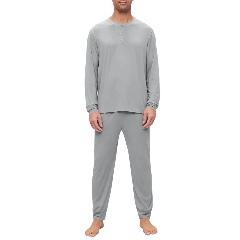 Men's Pajama Set, Long Sleeve And Long Pants, Two-piece Set