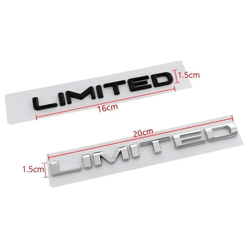 3D ABS Car Body Emblem Rear Trunk Badge Sticker for Jeep LIMITED Wrangler Tj Jk Jl Grand Cherokee Commander Renegade Liberty AMR1