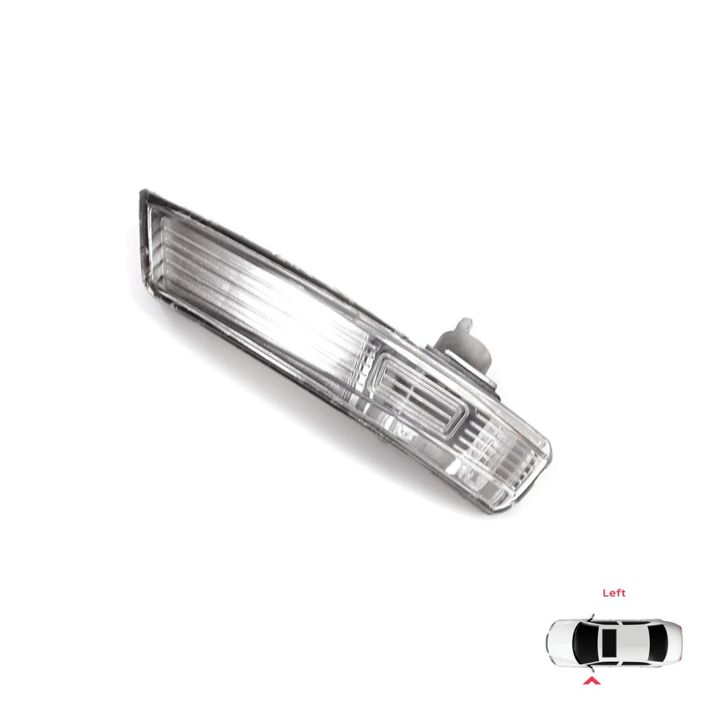 BSP1242-1 Left Side Door Wing Mirror White Clear Indicator Lamp Lens for Ford Focus 2007-2020 Mondeo MK4 2007-2015 8M5113B383AA