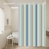 1pc  Romantic Stripes Artwork Geometric Shower Curtain Waterproof PEVA Modern Minimalist Bathroom Decor