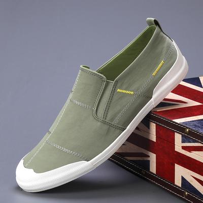 Fashion New Spring Men's Canvas Shoes Loafers Slip-on Flat Shoes Casual Male Breathable Shoes Sneakers Men