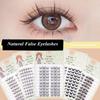 10 Rows False Eyelashes Fox Fluffy Big Steamed Rolls Eyelashes New Natural Manga Lashes