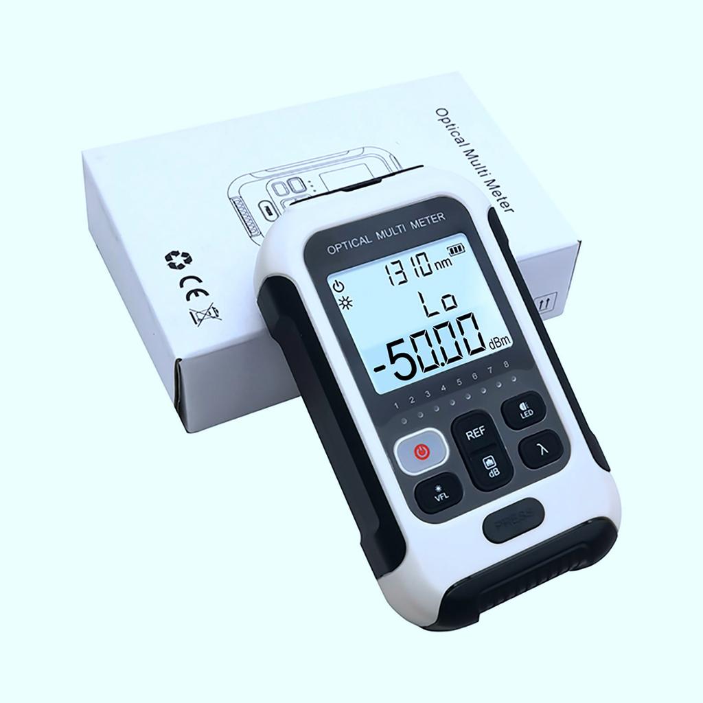 Multifunctional Optical Power Meter White Sensitive Fiber Tester for Communication Engineering