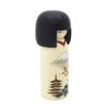 Usaburo Kokeshi Doll Overall Mount C268 Figurine, White, Length 18.5cm, Fuji,