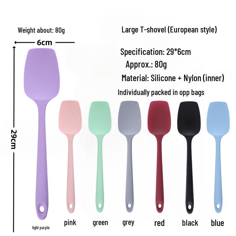 All-in-One Silicone Baking Spatula & Leveling Knife Set