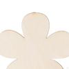 30Pcs Unfinished Blank Wood Coaster Cutout Flowers Shapes DIY Plaque for