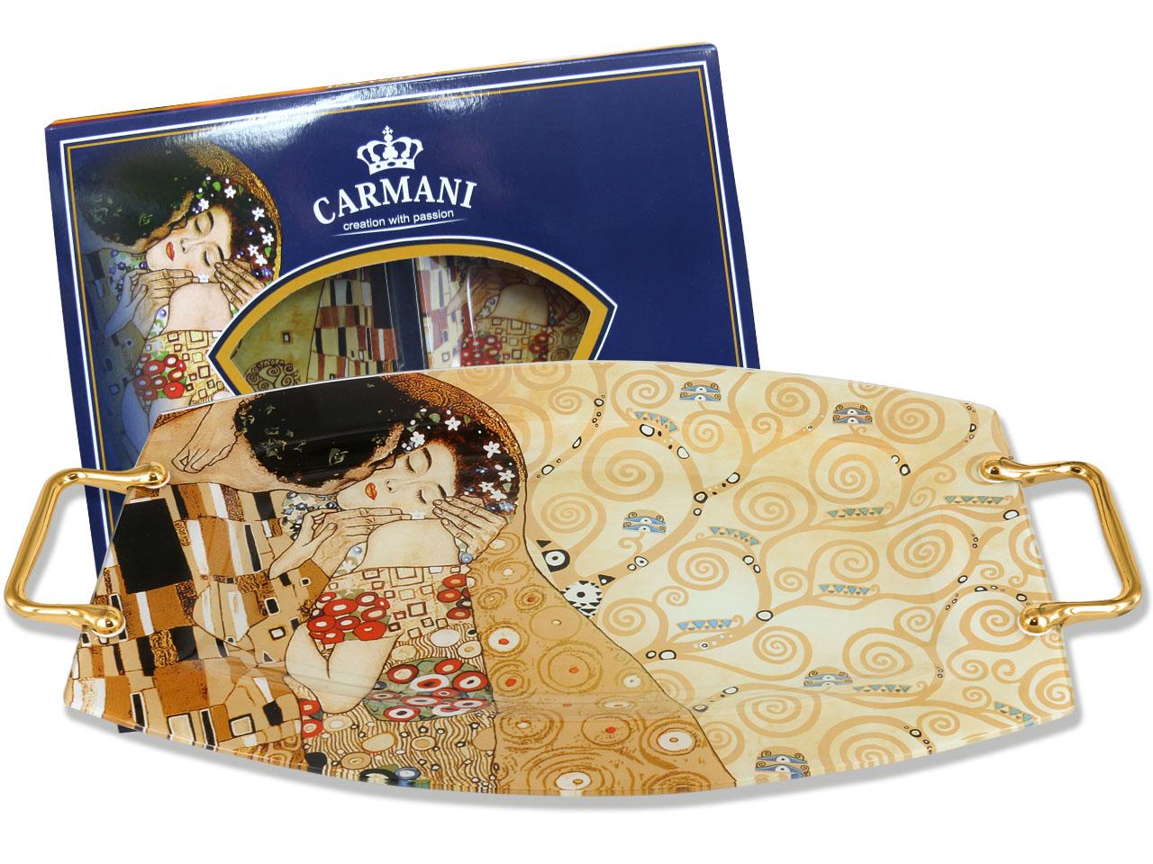 Talerz Dekoracyjny Gustav Klimt Pocałunek Sztuka
