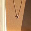 Paul Brial 14K Bling Ribbon Necklace Pfgn0022
