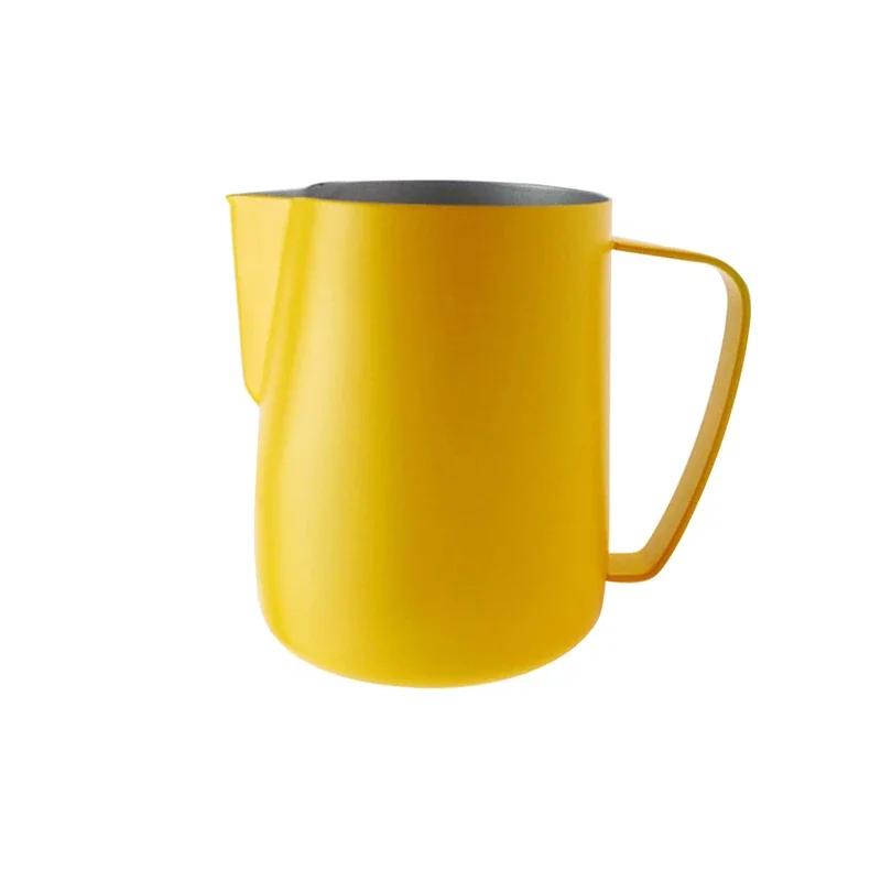 600ML Stainless Steel Coffee Milk Frother, Milk Foam Tool, Latte Art Pull Flower Cup, Milk Jug, Coffeware