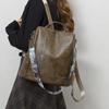 Leather Backpack Women's Backpack Large Capacity Anti-Theft Women's Travel Bag