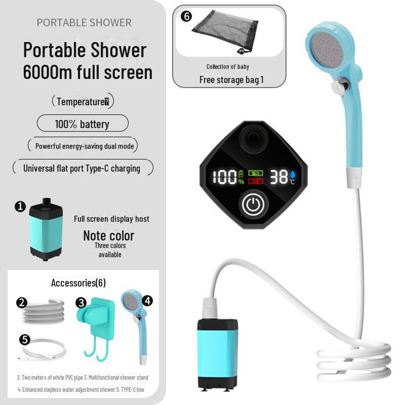 Portable Electric Shower for Outdoor & Dorm Use
