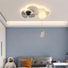 Ultra-Thin Modern Ceiling Fan Chandelier with Light for Living Room & Bedroom