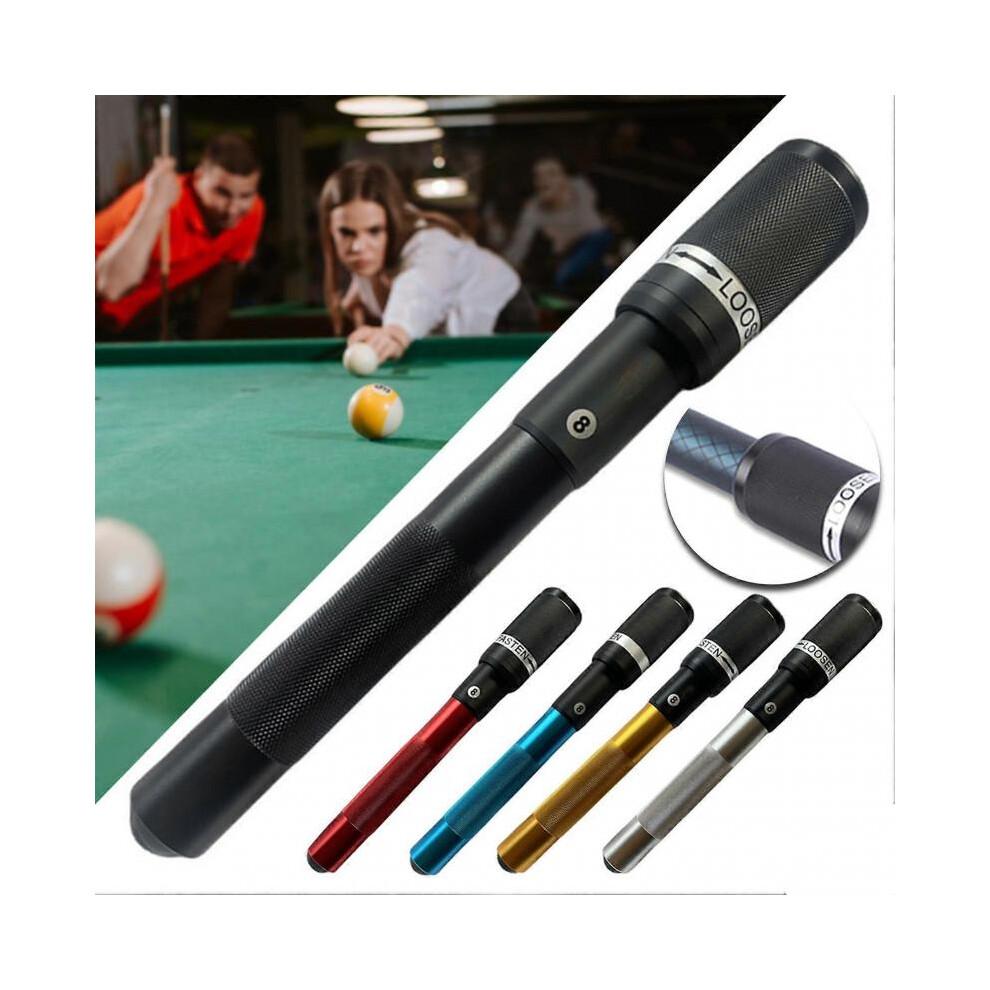 (Glod) Aluminum Alloy Billiard Cues Extender Adjustables Telescopic Billiard Pool Cues Extender for Billiard Cues Practice