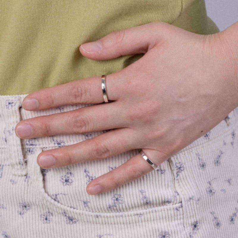 Swim In the Soop Mini Heart Flat Ring