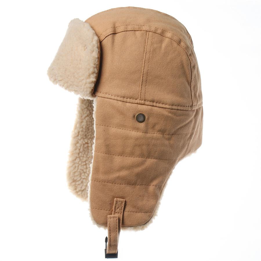 

Мужские и женские ветрозащитные уличные лыжные шапки Утепленные ушные раковины Шапки-ушанки Северо-восточные теплые шапки average size