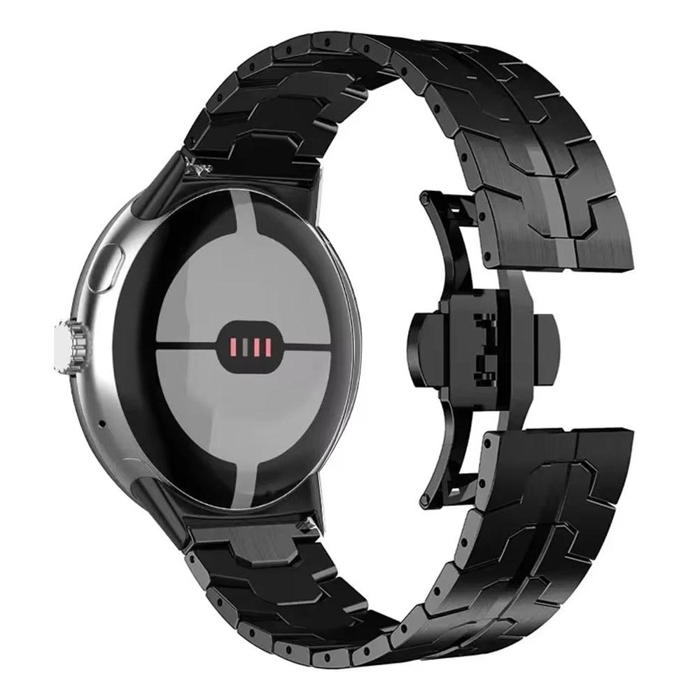 Pasek do zegarka Google Pixel Watch 4 45mm/3 45mm Stal nierdzewna z zapięciem motylkowym
