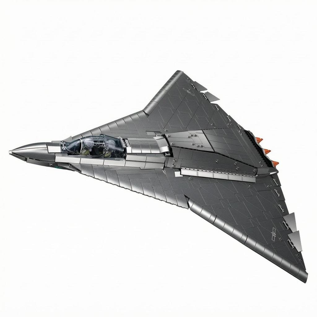 Airplane Model Interlocking Aircraft Brick