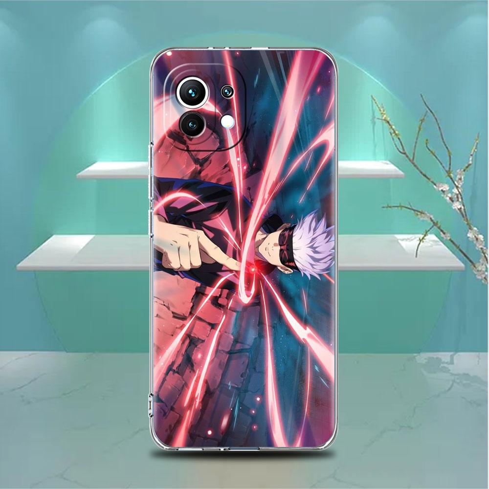 

Прозрачный чехол для Xiaomi Mi Poco X3 NFC M3 Pro F3 F1 11 Lite 12 Note 10 11T 9T, прозрачный чехол для телефона, милый дзюдзюцу Kaisen Cool Xiaomi Poco X3 NFC