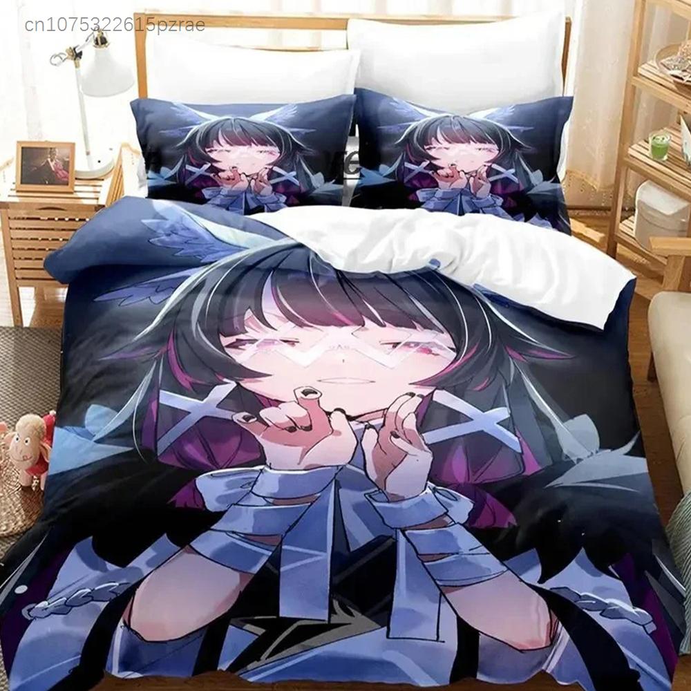 Genshin Impact Columbina Bedding Set For Bedroom Soft Modern Bedspreads Comefortable Kids Duvet Cover Quilt Cover And Pillowcase