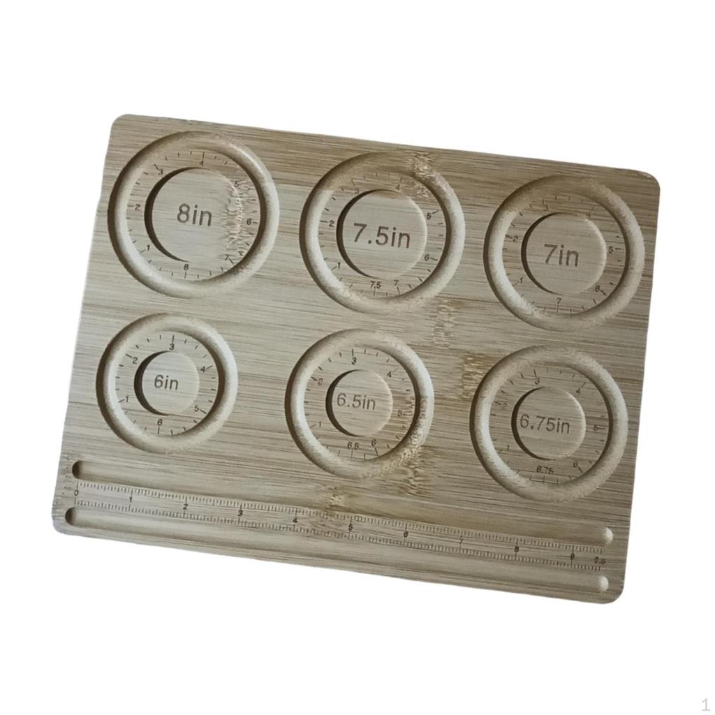 Bamboo Beading Board for Jewelry Bracelet Making Organizer Supplies Thicken Reusable