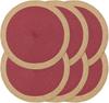 Round Braided Placemats Set of 6 Table Mats 15 Inch Washable Heat Resistant for Dining Table Non-Slip Indoor Outdoor Place Mats