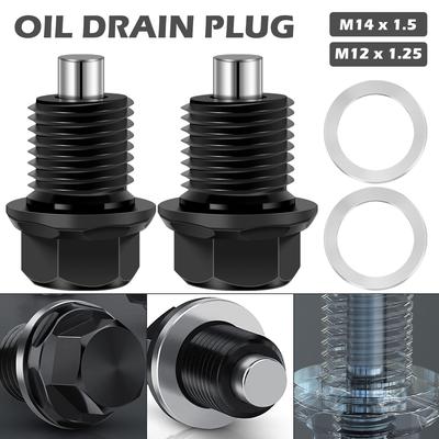 Magnetische Oliecarterbout M12 x 1.25/ M14 x 1.5 Magnetische Oliedrainbouten Aluminium Oliedrainbouten Motor Aftapboutbout Schroef