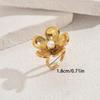 2025 new style women's ring personalized opening set pearl ring versatile index finger ring women's jewelry