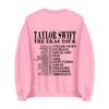 Women's Casual Fashion Long Sleeve Concert Outfit 2023 Trendy  O-Neck Oversized Crewneck Pullover Top Blouse